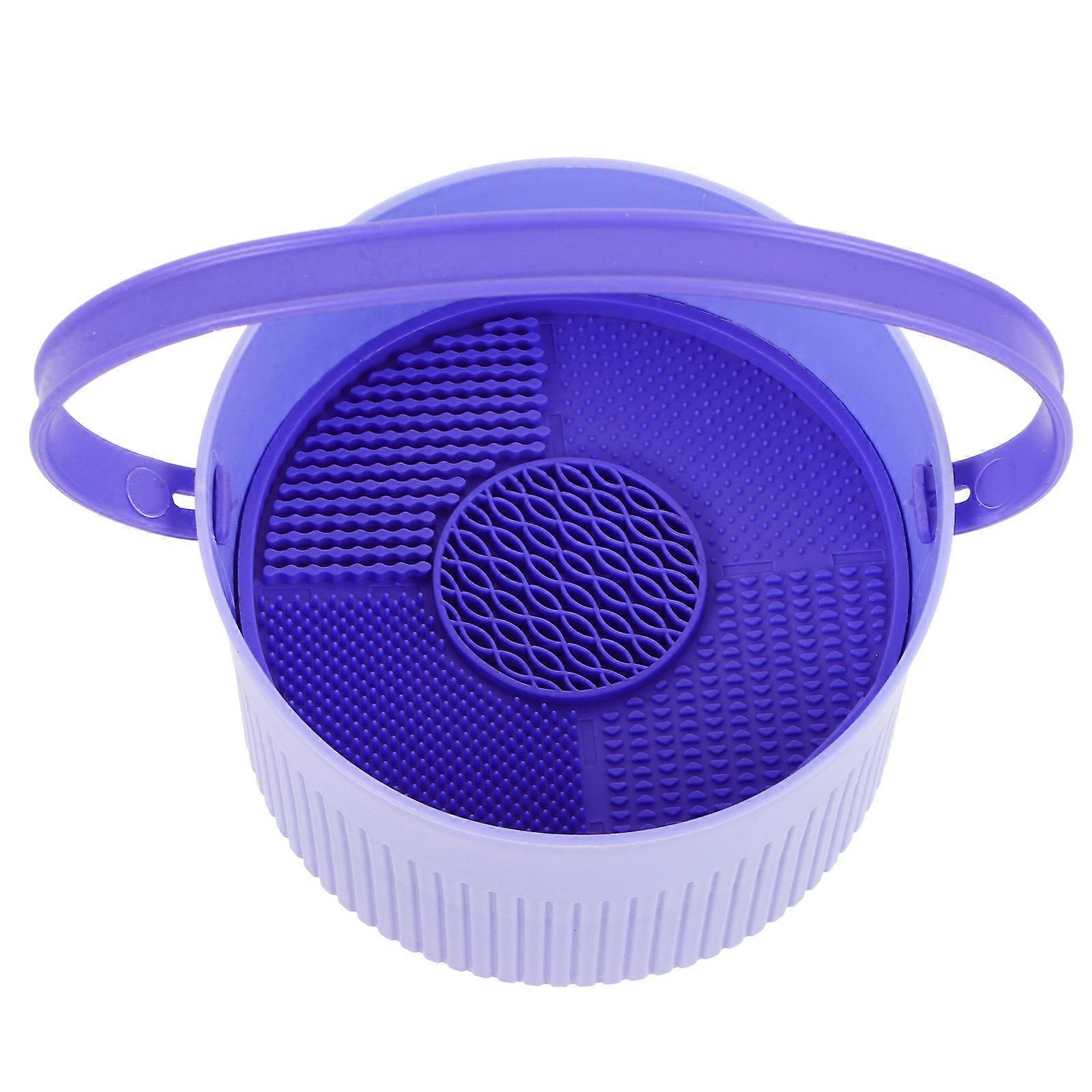 Makeup Brush Cleaning Holder for 5Pcs Silicone Tools Set