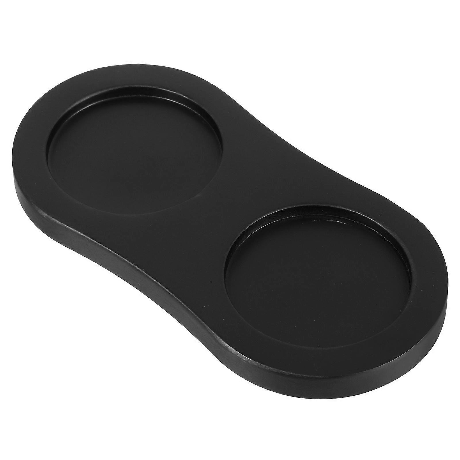 Salt and Pepper Grinder Base Wooden Tray for Kitchen Storage