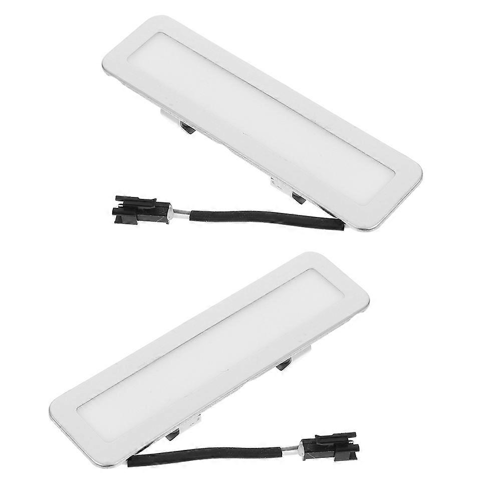 Kitchen Silver LED Range Hood Light Bulbs 2Pcs for Stove Hood Replacement