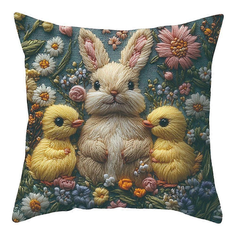 3D Print Easter Festival Throw Pillowcase