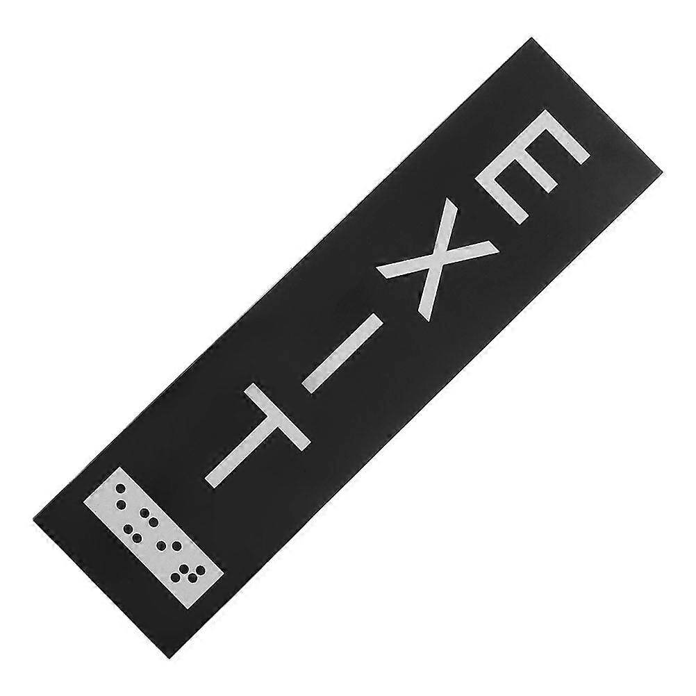 Safety Exit Acrylic Adhesive Exit Sign for Door with Clear Visibility