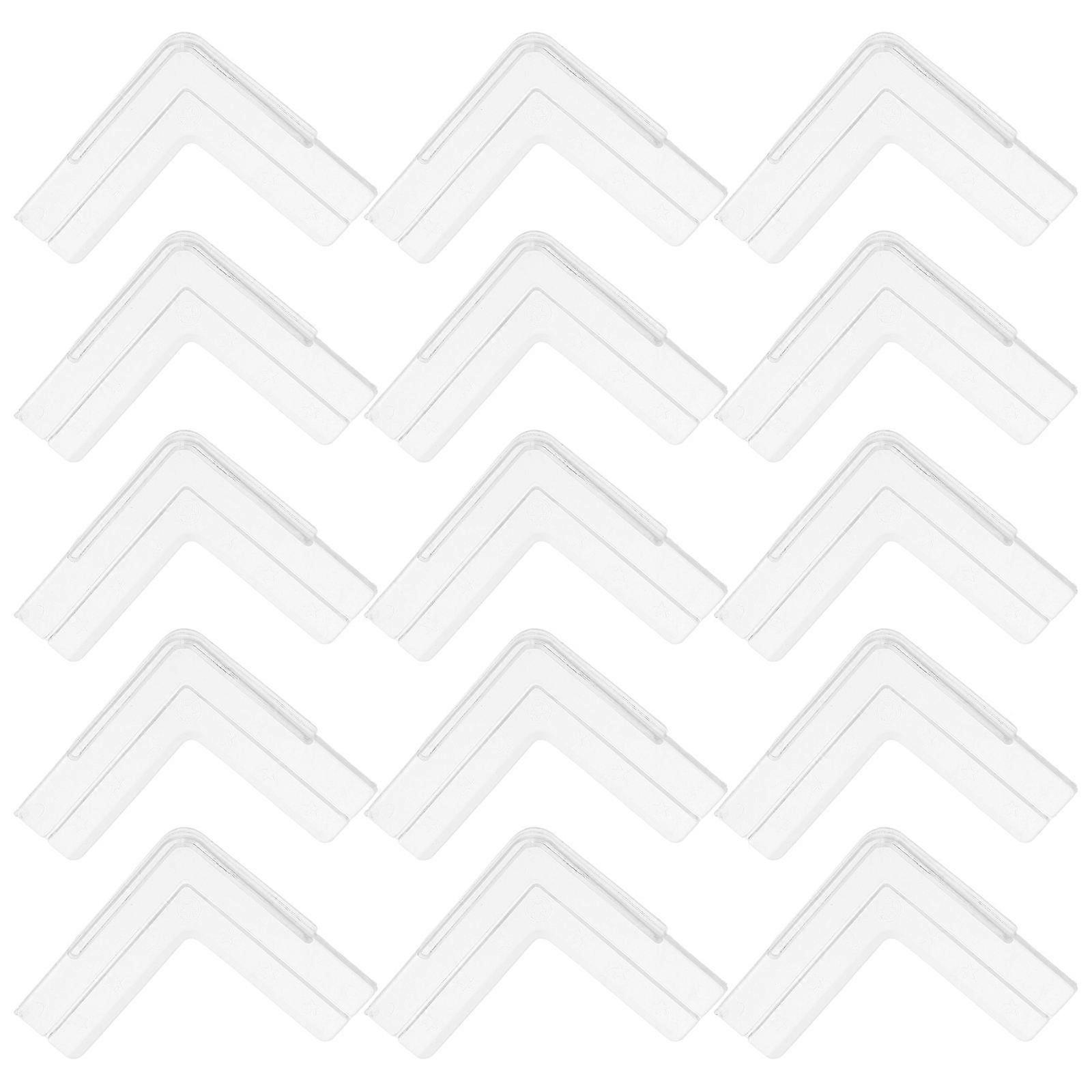 Transparent PVC Window Corner Protectors for Child Protection 60Pcs