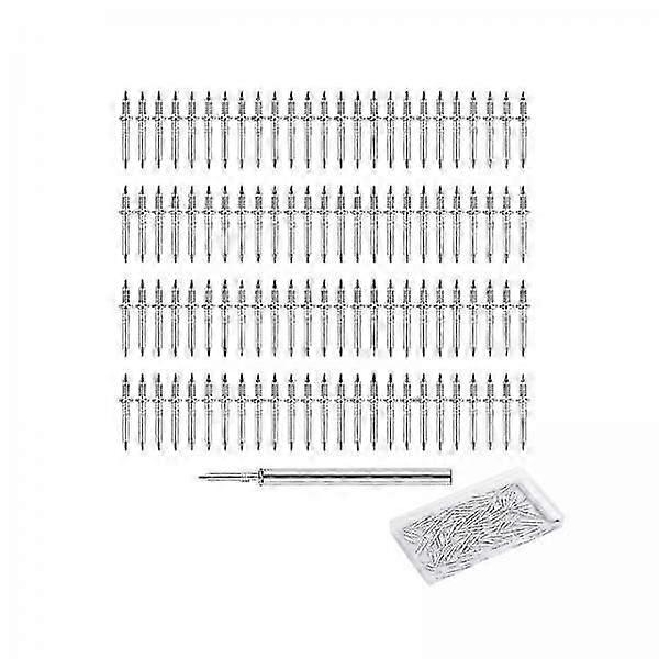 3x 100Pcs Double Head Seamless Nails for Baseboards And Buttons