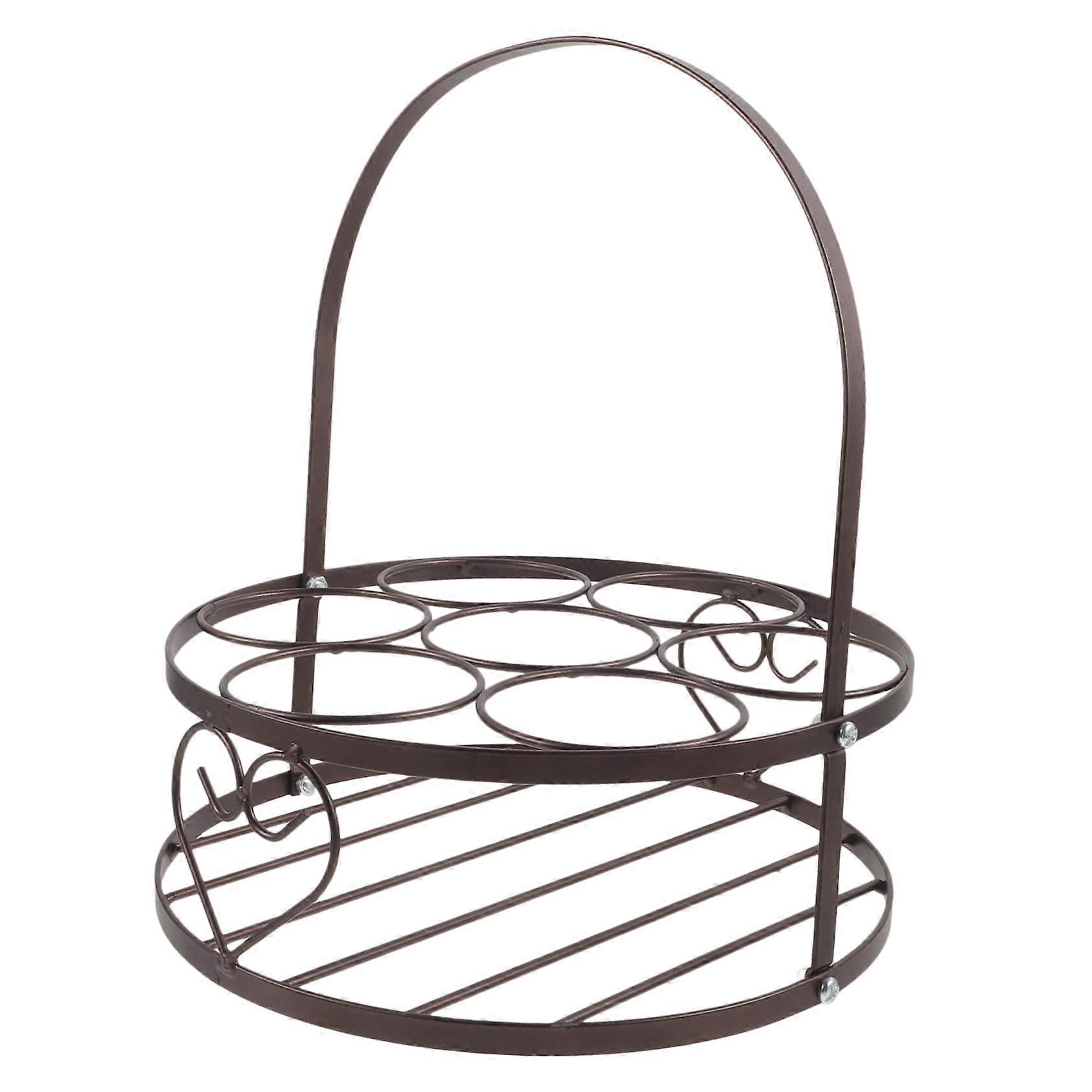 Beer and Wine Bottle Holder Rack with Secure Grip for Bar, Nightclub and Home Use