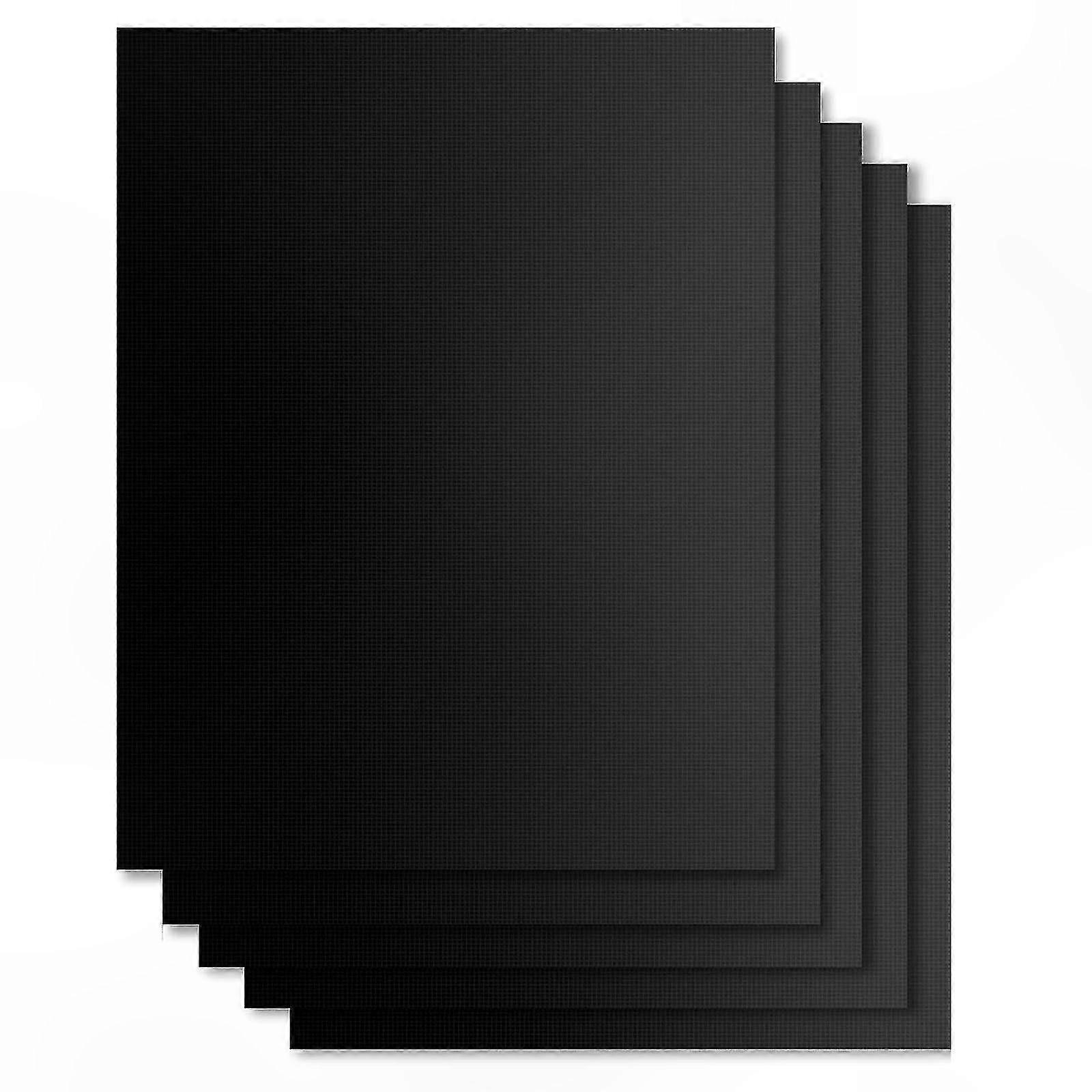Reusable Non-Stick Grill Mats, 5-Pack Baking Mesh Sheets (40x33cm)