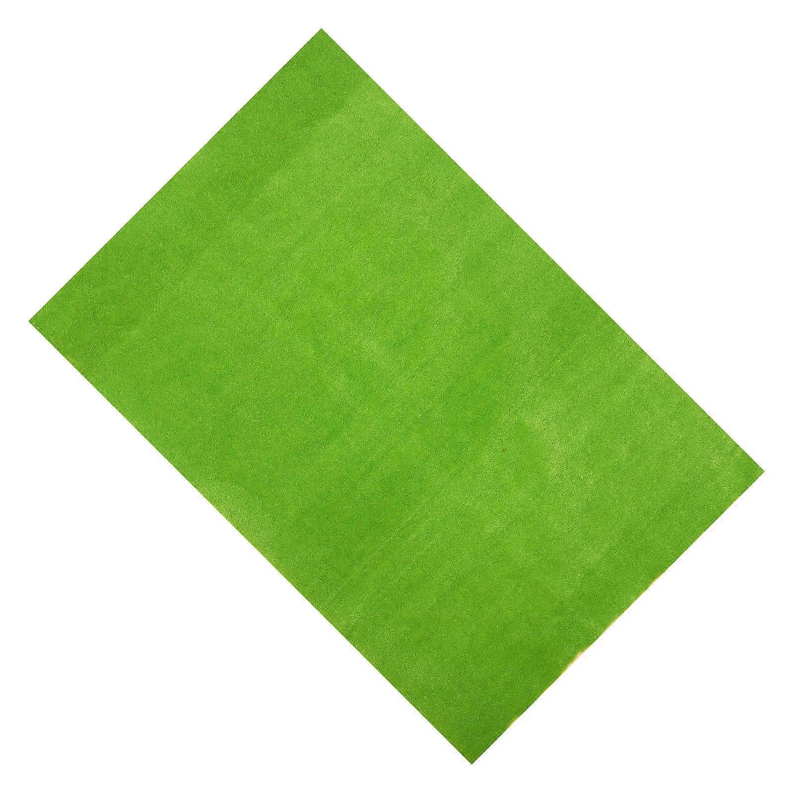 Artificial Turf Grass Mat for Decor Lifelike Fake Lawn with Light Green Nylon