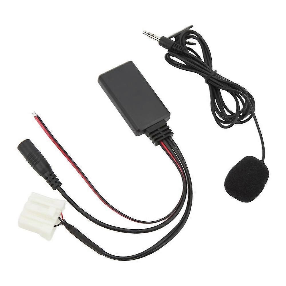 Bluetooth 5.0 AUX Adapter Cable with Microphone for Mazda MX-5 (2006+)