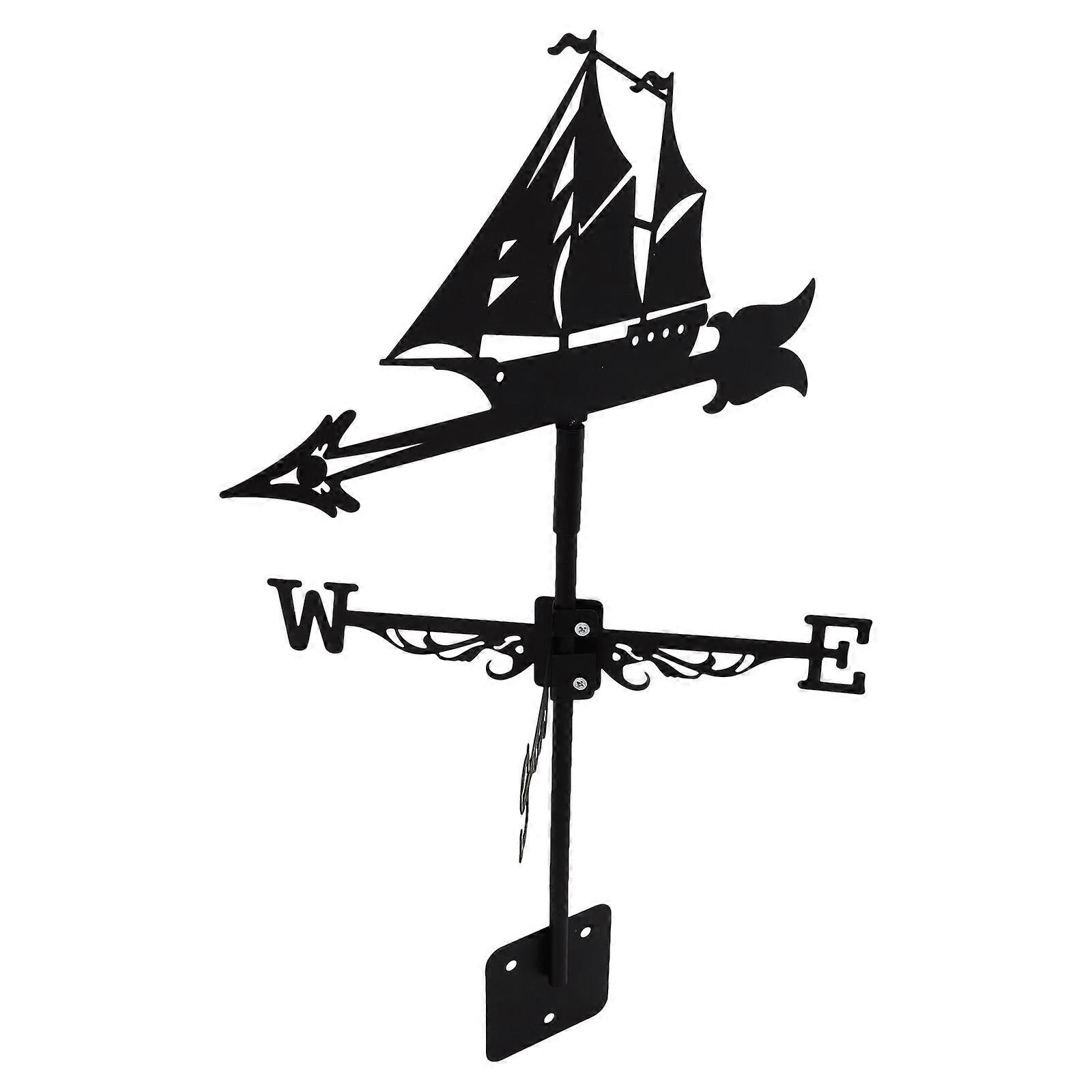 Iron Wind Vane Garden Decor Wind Direction Indicator for Decoration