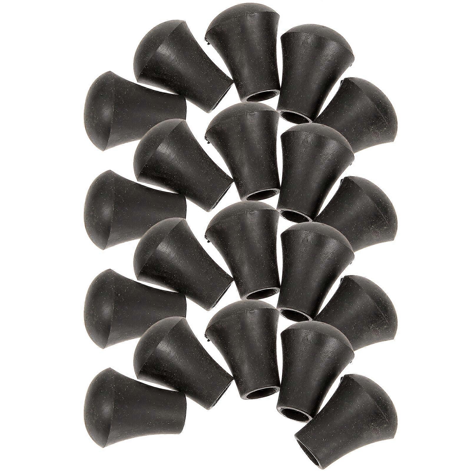 Drum Support Sleeve Black Rubber Drum Accessories for 20Pcs