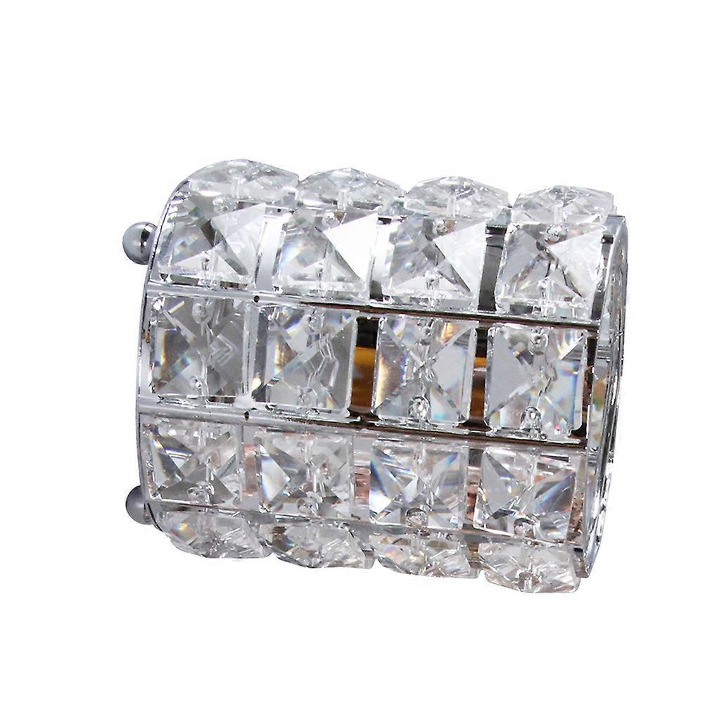 Makeup Brush Pot Crystal Organizer for Storage 1Pcs Silver Pen Container