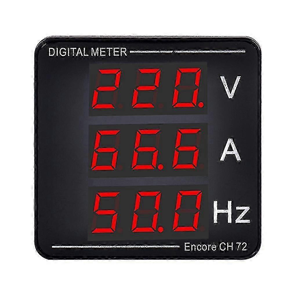 2025 Digital Voltage Current Frequency Meter Panel Voltmeter Ammeter Led Display