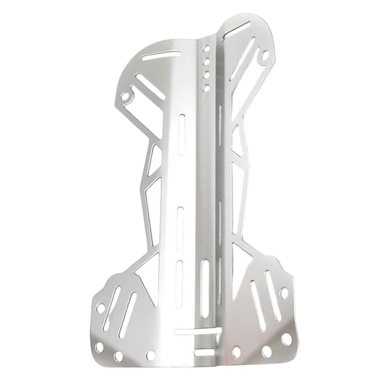 Light Weight Scubas Diving BCD Technical Diving Backplate Back Harness Hardware for Scubas Diving Diver Enduring  Silver