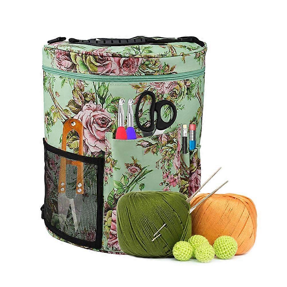 Knitting Bag Yarn Ball Storage for Crochet Tools Storage Organizer