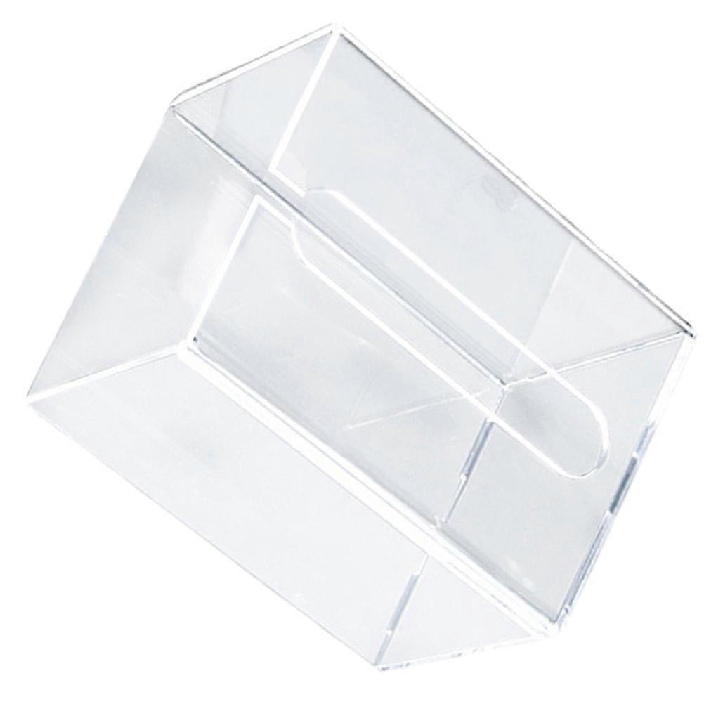 Tissue Storage Box for Storage 5Pcs Transparent Nail Free Wall-Mounted Container