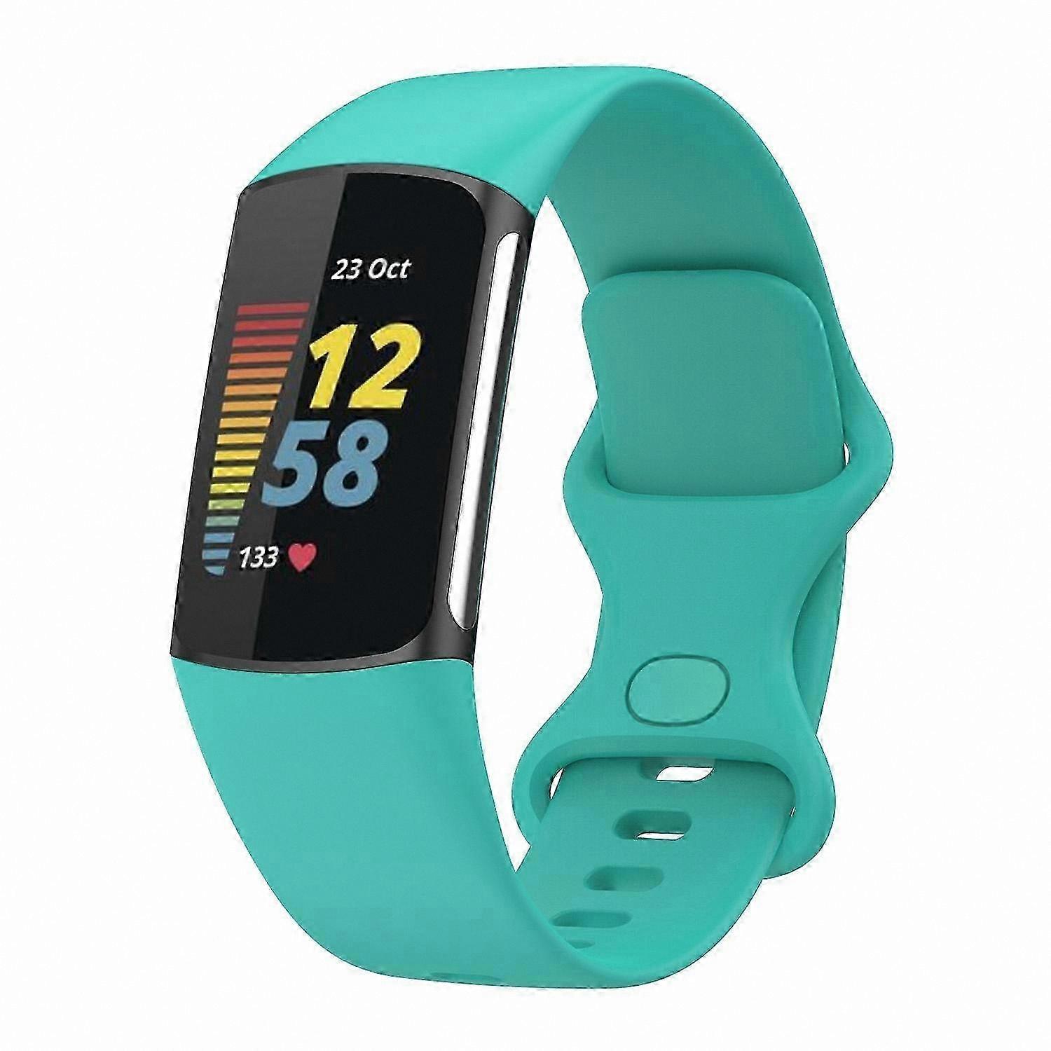 Silicone Replacement Band for Fitbit Charge 6/5 Smartwatch