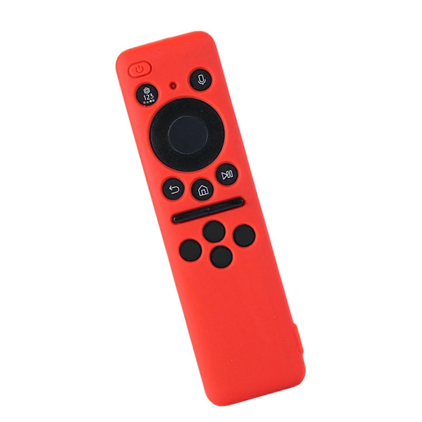 Multiple Color Silicone Protective Sleeve for BN591432A Remote Controls Ensures Button Accessibility and Solar Function  red