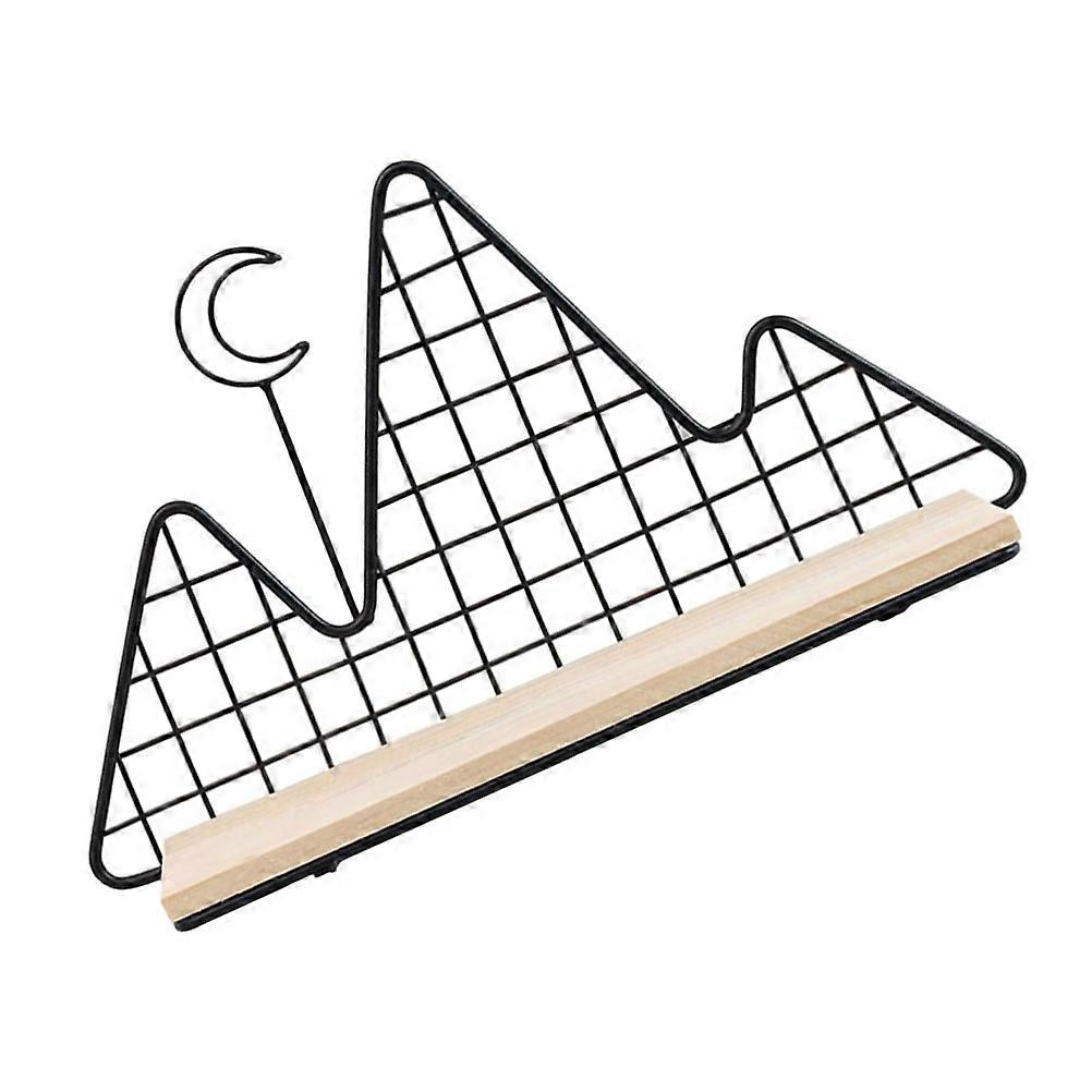 Solid Wood Partition Storage Rack Ideal For Space Organization Rectangular Shape Delicate Design 2Pcs
