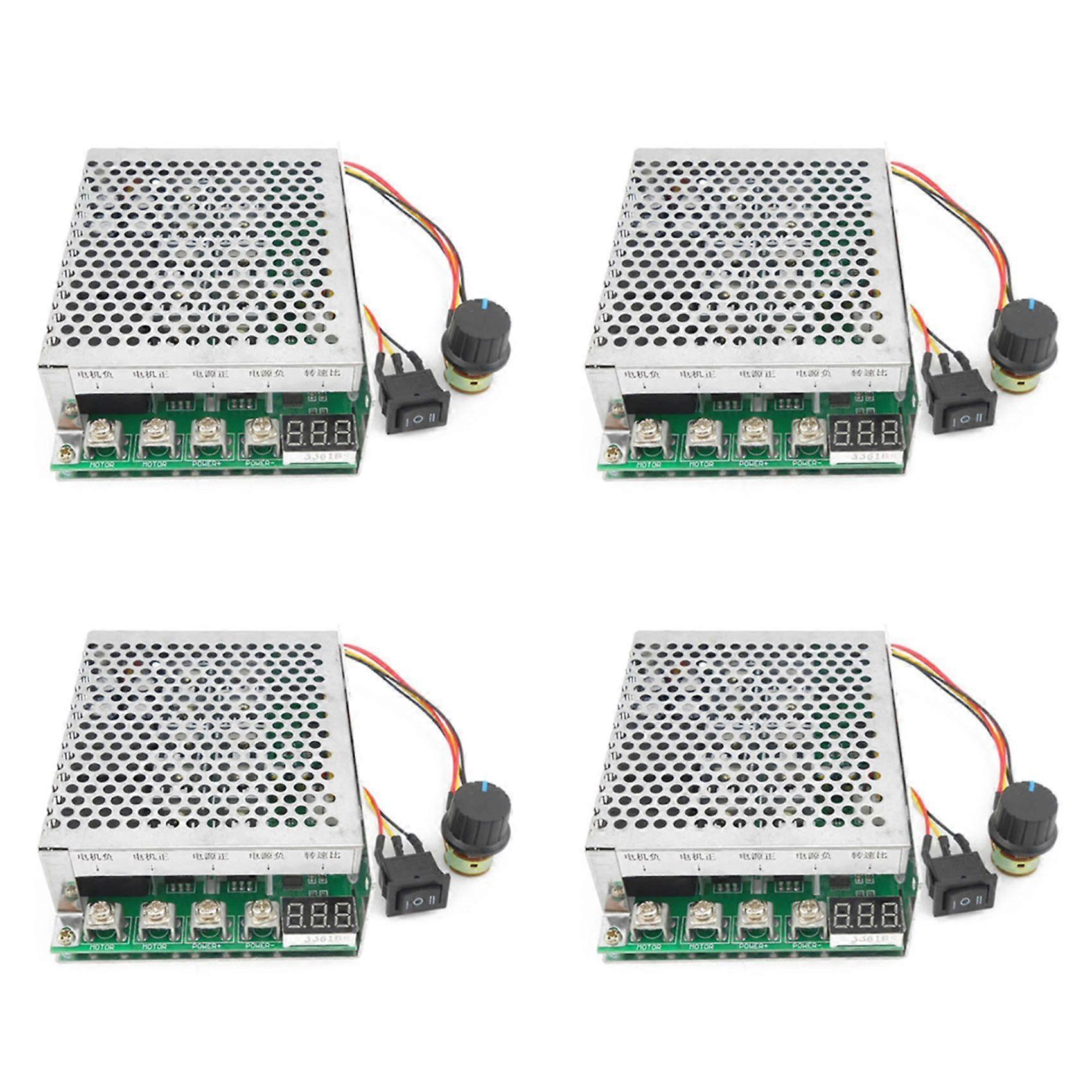 4X DC 10-55V 100A 3000W Motor Speed Controller Reversible PWM Control Forward and Reverse Controller