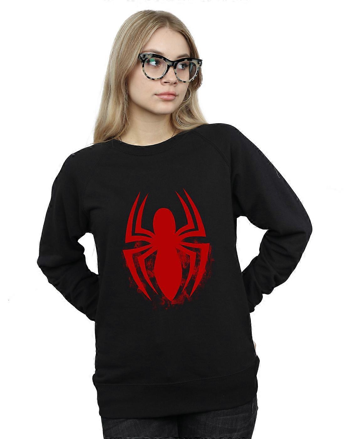 Marvel Women's Spider-Man Logo Emblem Sweatshirt