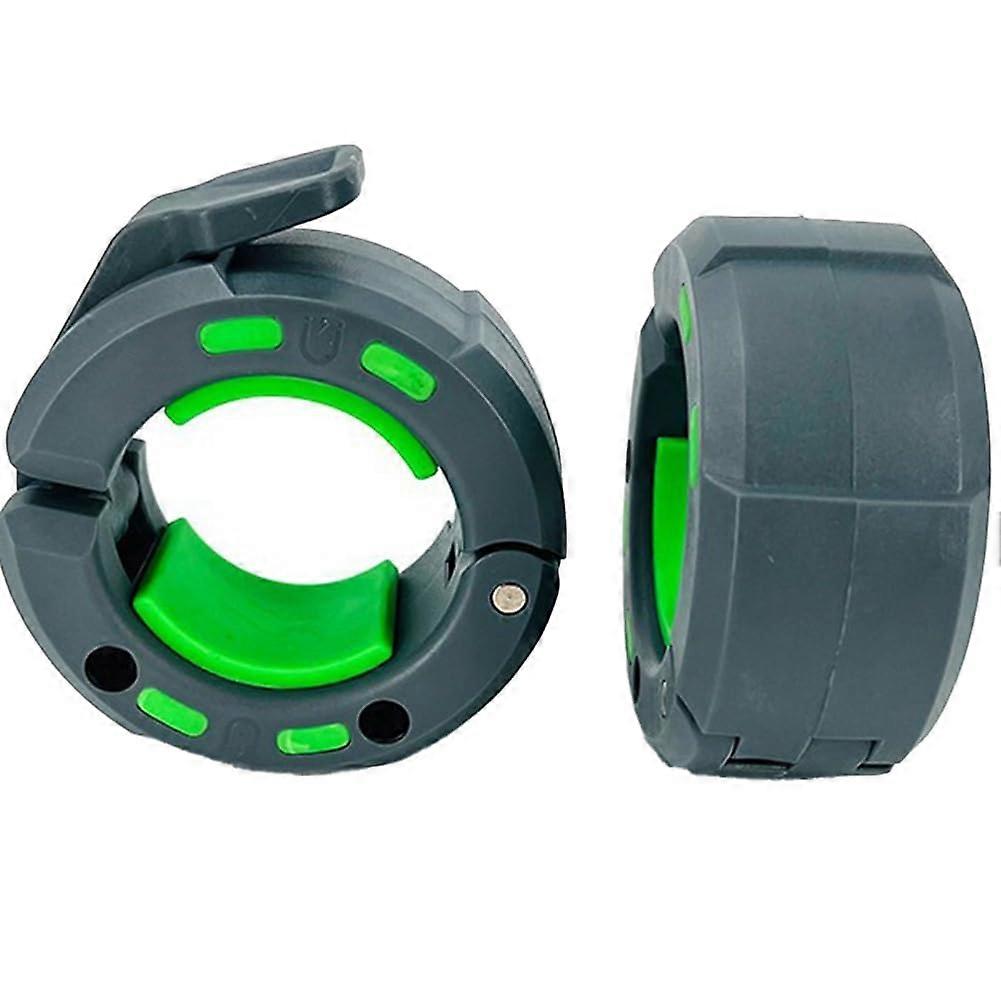 Quick Release Barbell Collars with Safety Lock for Standard Bars and Weight Lifting Gym Training