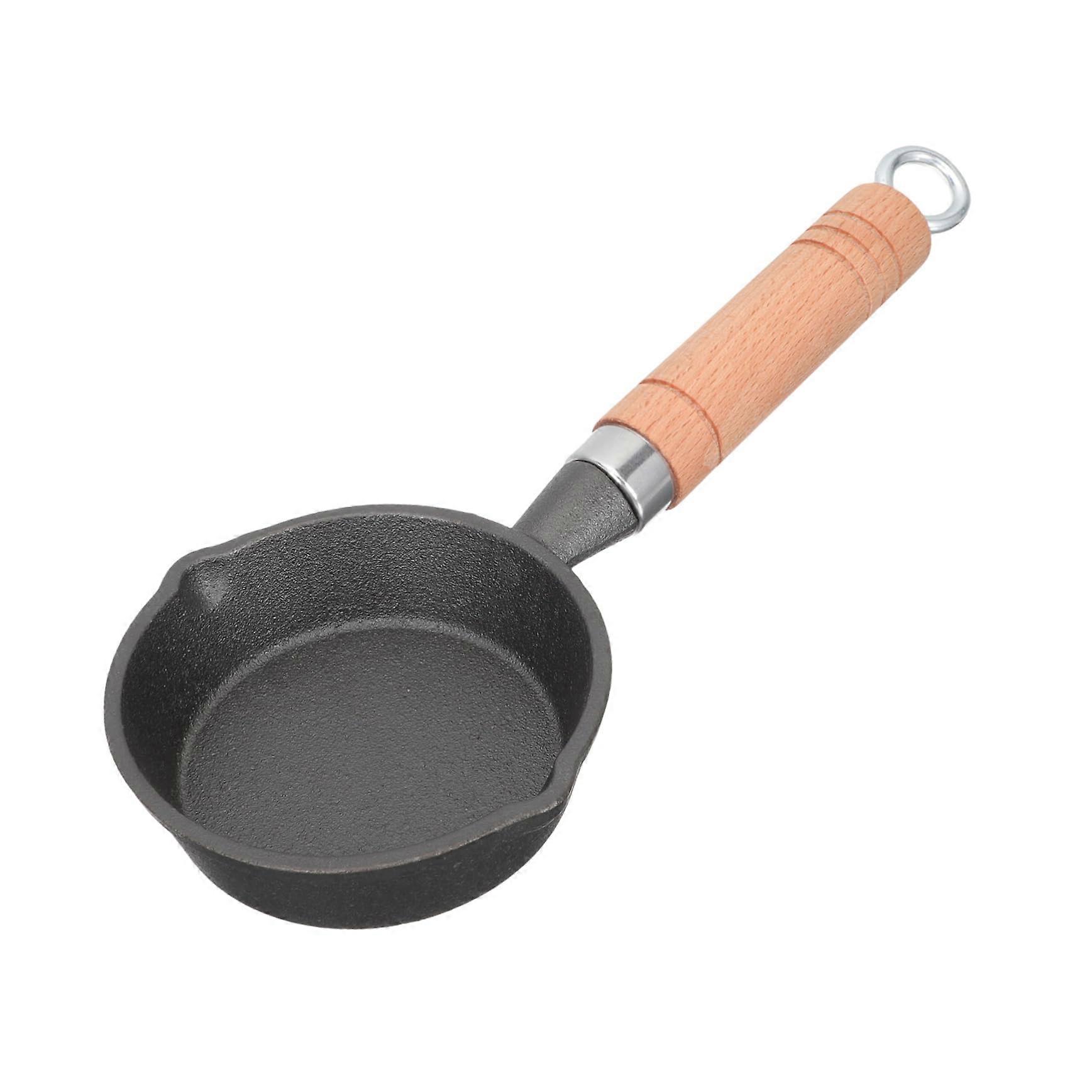Mini Omelette Pan Cast Iron Frying Pan NonStick Surface for Easy Egg Cooking Breakfast