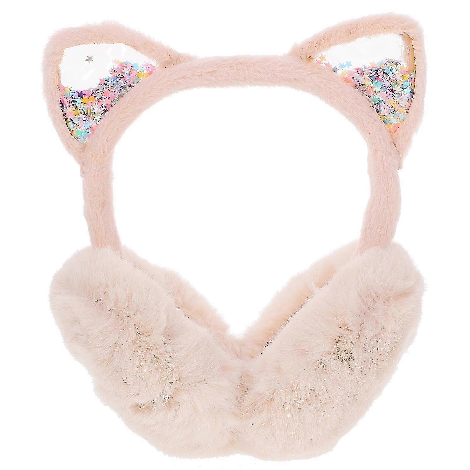 Plush Winter Earmuff Headband Warm and Windproof Ear Protector