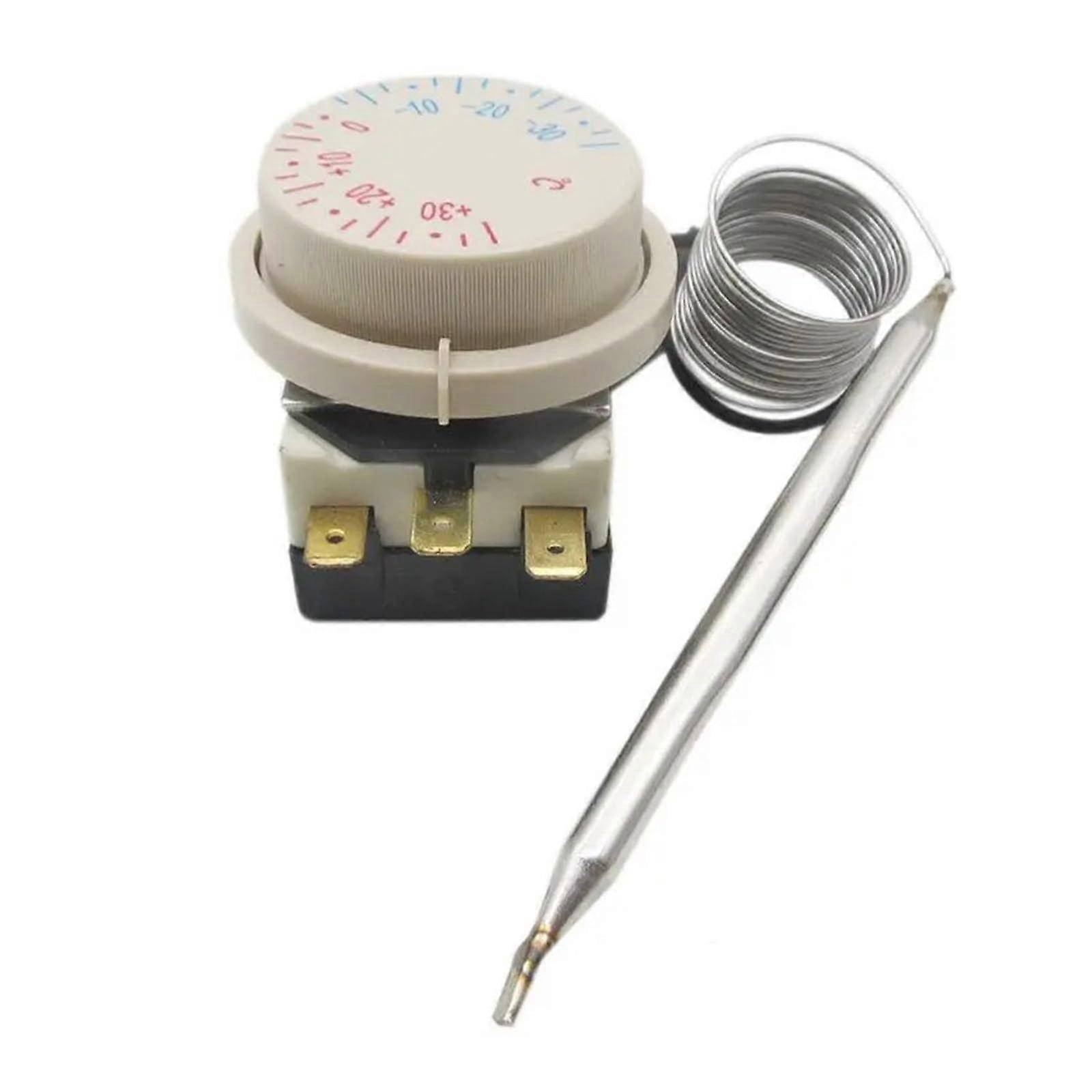Refrigerator Thermostat Knob with Wide Temperature Range  Freezer Temperature Controller 250V 16A