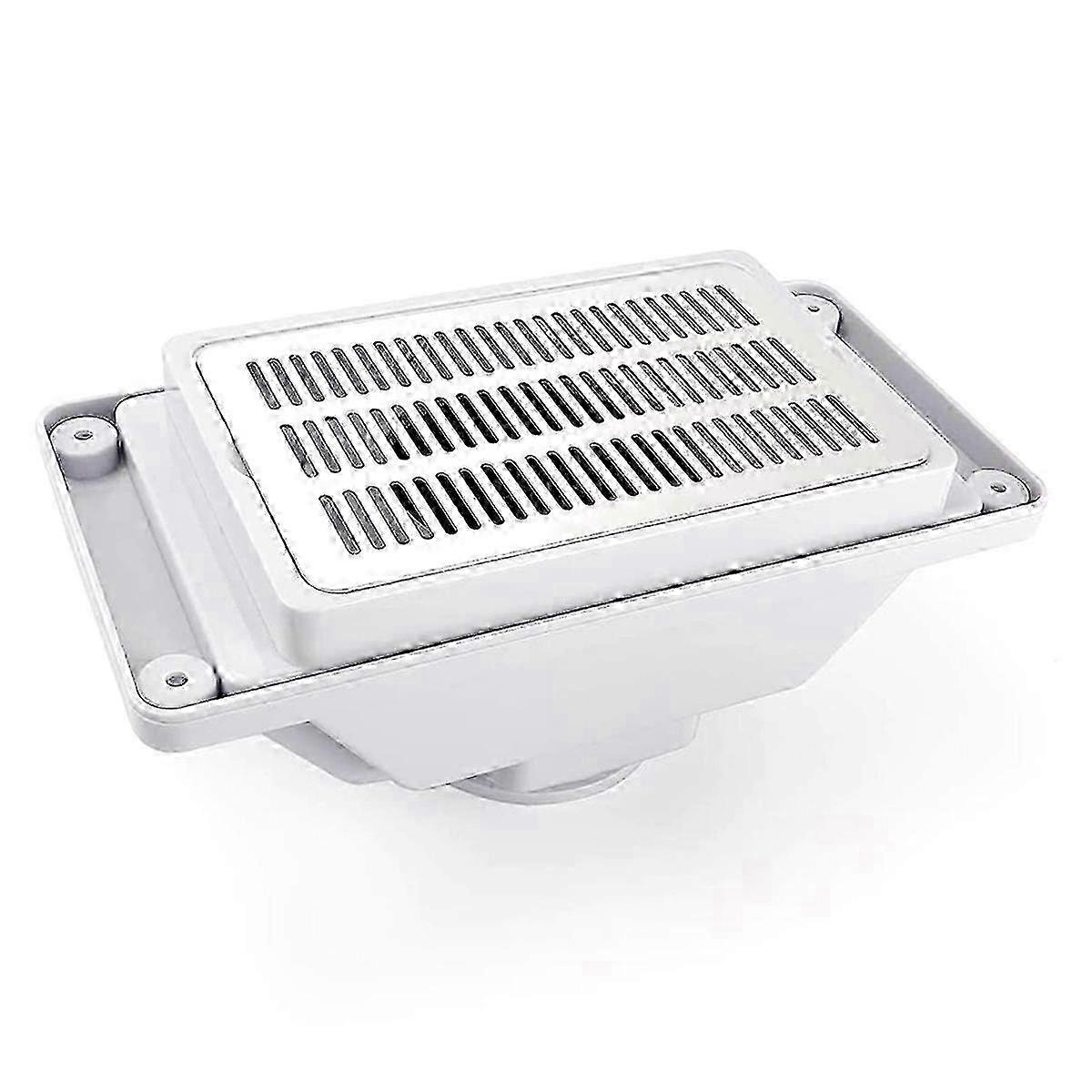 Built-in Table Desk Nail Dust Collector White EU Plug