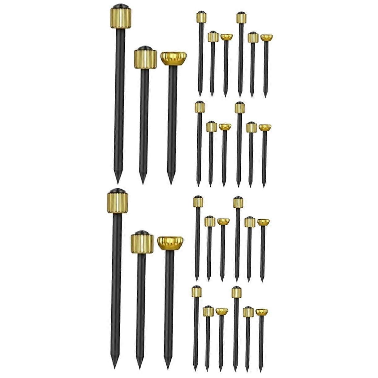 180pcs Copper Picture Hanging Nails Set Easy Wall Mounting Hooks with Multiple Sizes and Storage Box