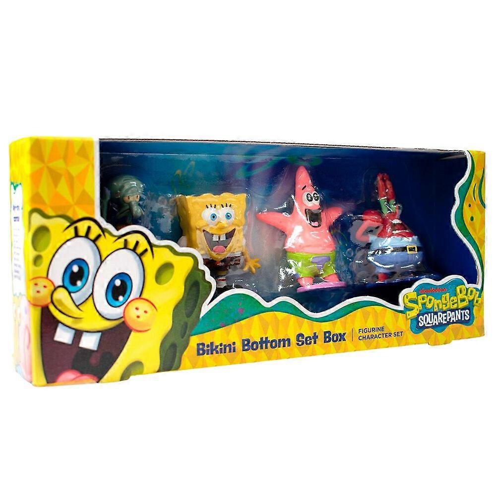 Pachet de 4 figurine SpongeBob