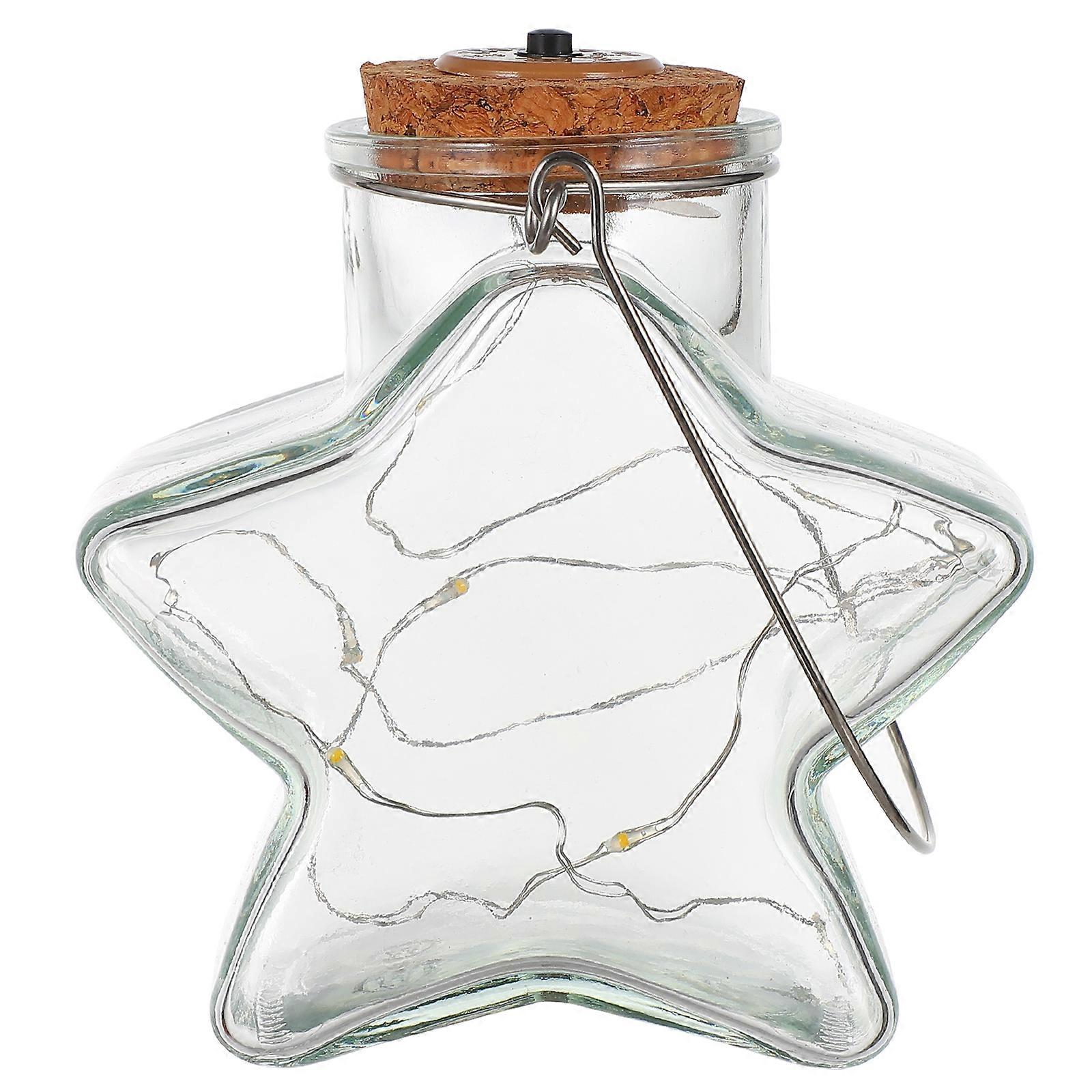 Small Night Light Glass Jar Hanging Light for Decoration