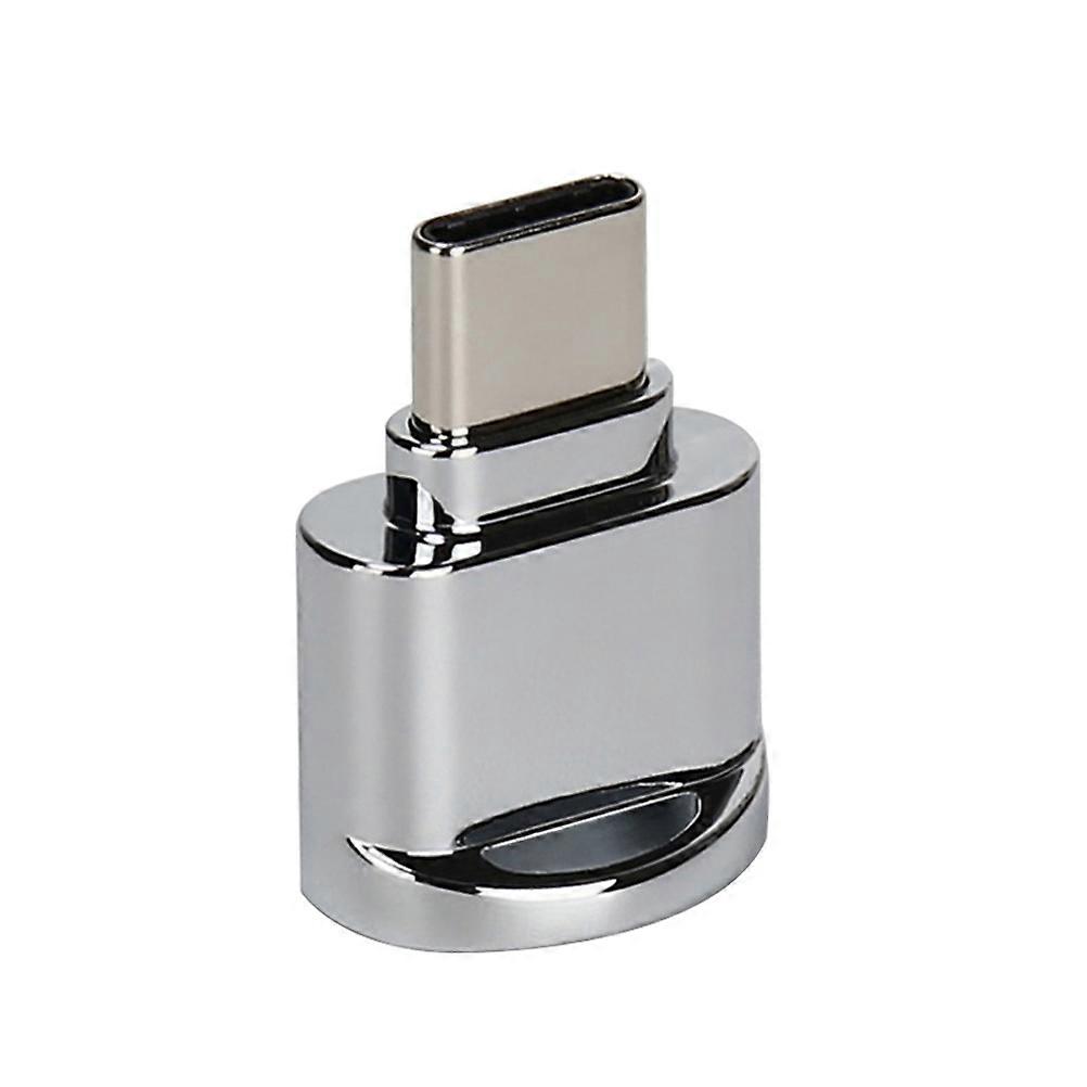 USB Type C Adapter Type-C Otg Adapter for Tablet 3Pcs Silver Color