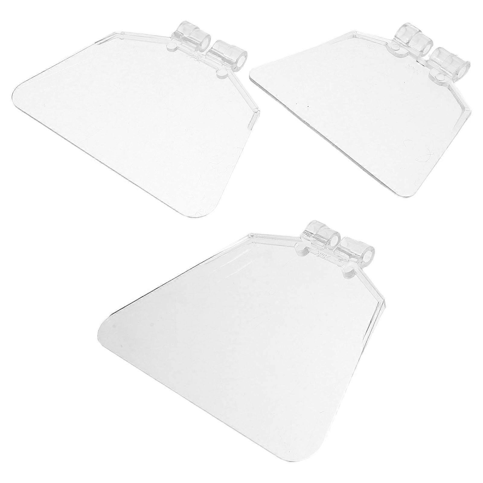 Bench Grinder Transparent Eye Shield Protective Plastic Eye Guards 3Pcs