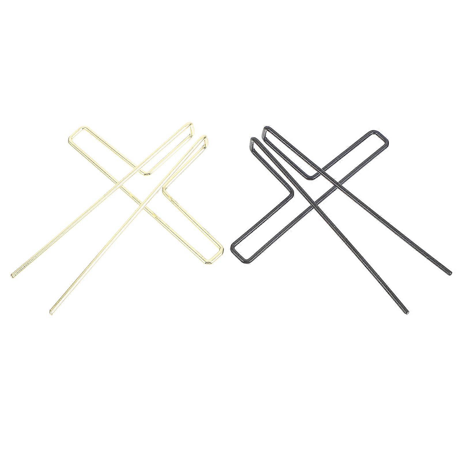 Universal Large Sheet Music Clip Rectangular Shape Students 2Pcs