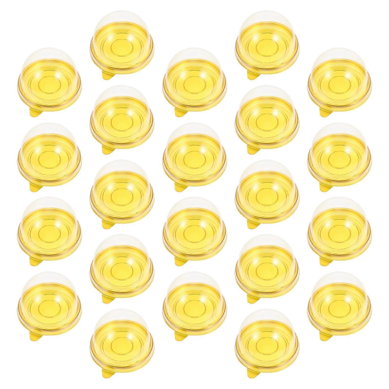 Dome Cake Boxes for Baking Packaging 100Pcs Clear Pet Material