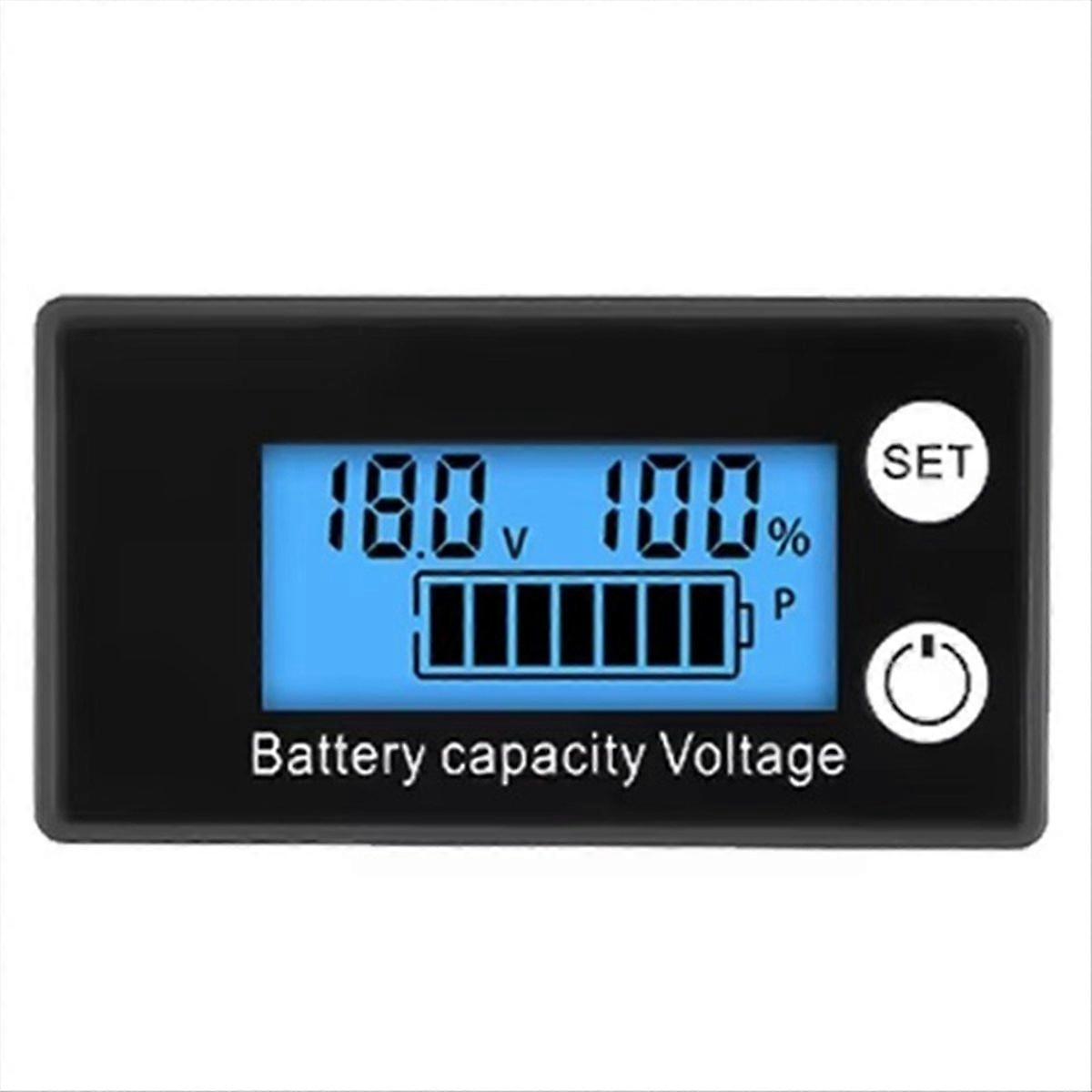 Battery Voltmeter DC 8-100V Capacity Indicator Power Meter Lithium A