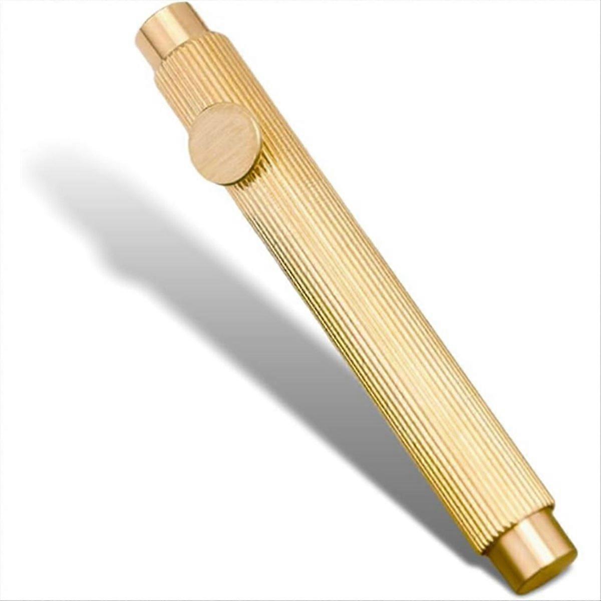 Mini Brass Pocket Pen with 4 Refills Set 2