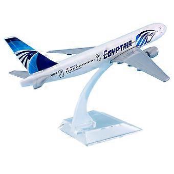 1/400 16cm Egypt Air B777 Plane Airplane Aircraft Model Kids Toy Collection Gift