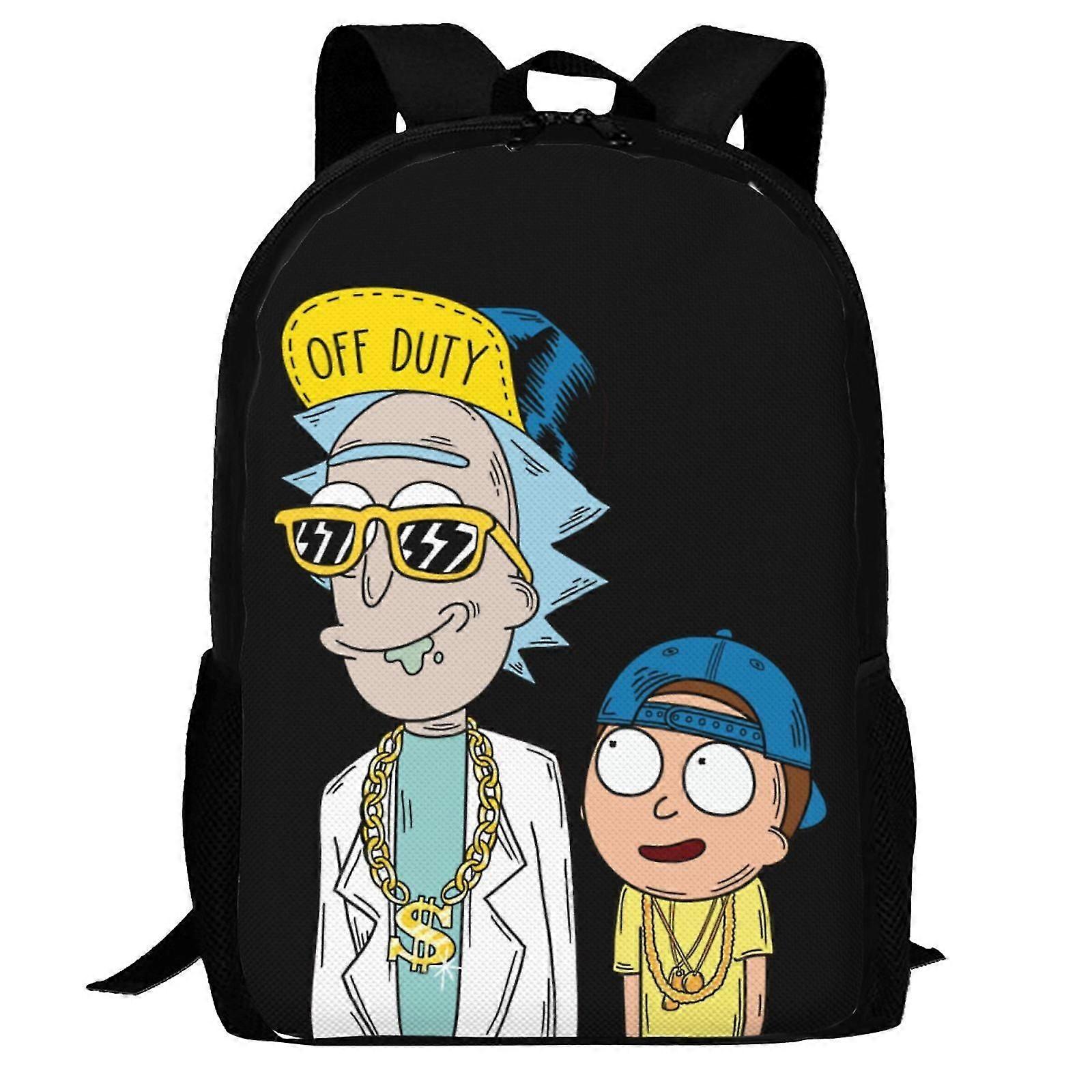 Rick And Morty Backpack,laptop Backpack Lightweight Casual Daypackmulti-function Travel Backpack