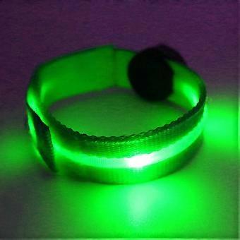 Brassard LED, rechargeable par USB, 3 modes d'éclairage, réfléchissant, haute visibilité, pour la course et le cyclisme nocturnes.