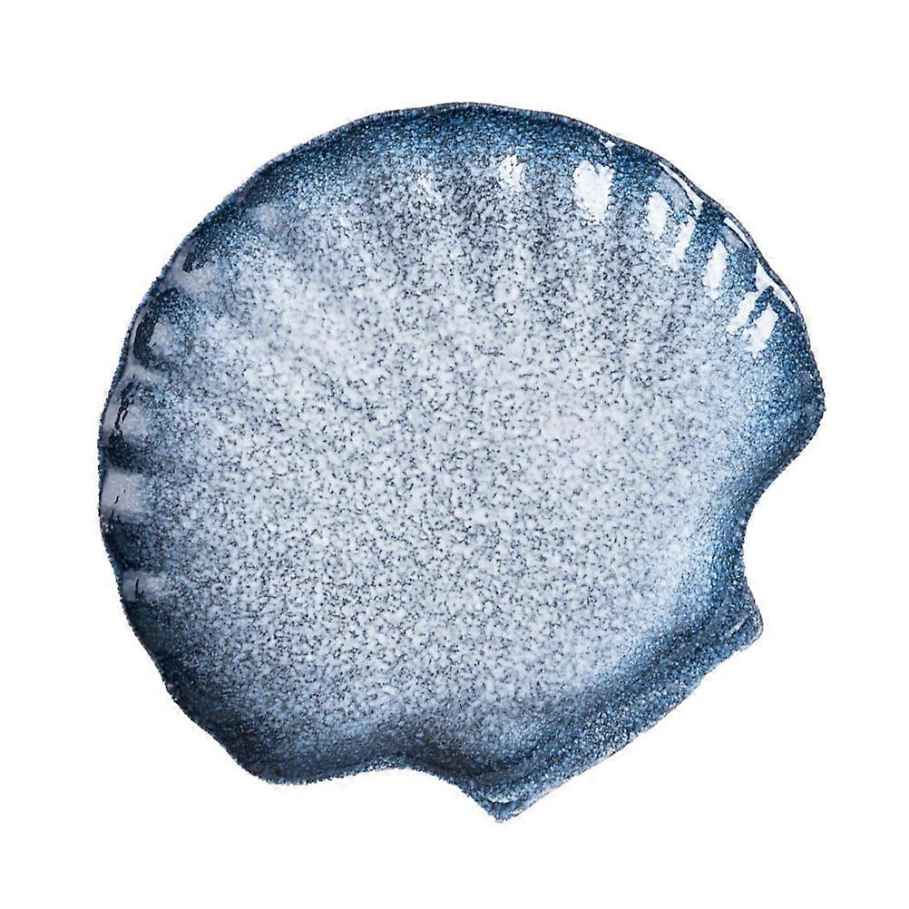 Shell Shape Household Ceramic Plate Creative Plate for Home 1Pcs Multi