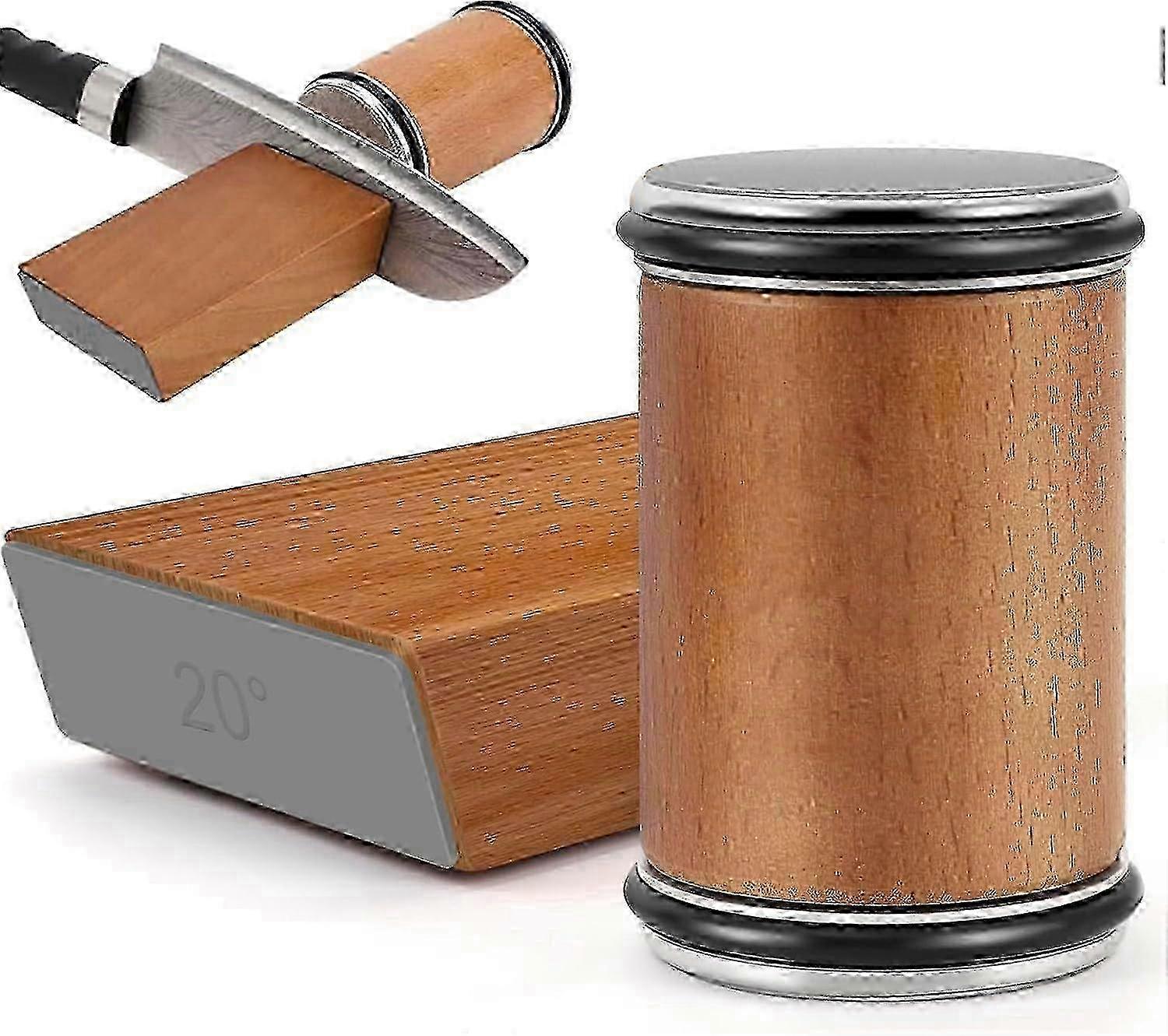 Rolling Knife Sharpener for Paring and Serrated Knives, Compact Design