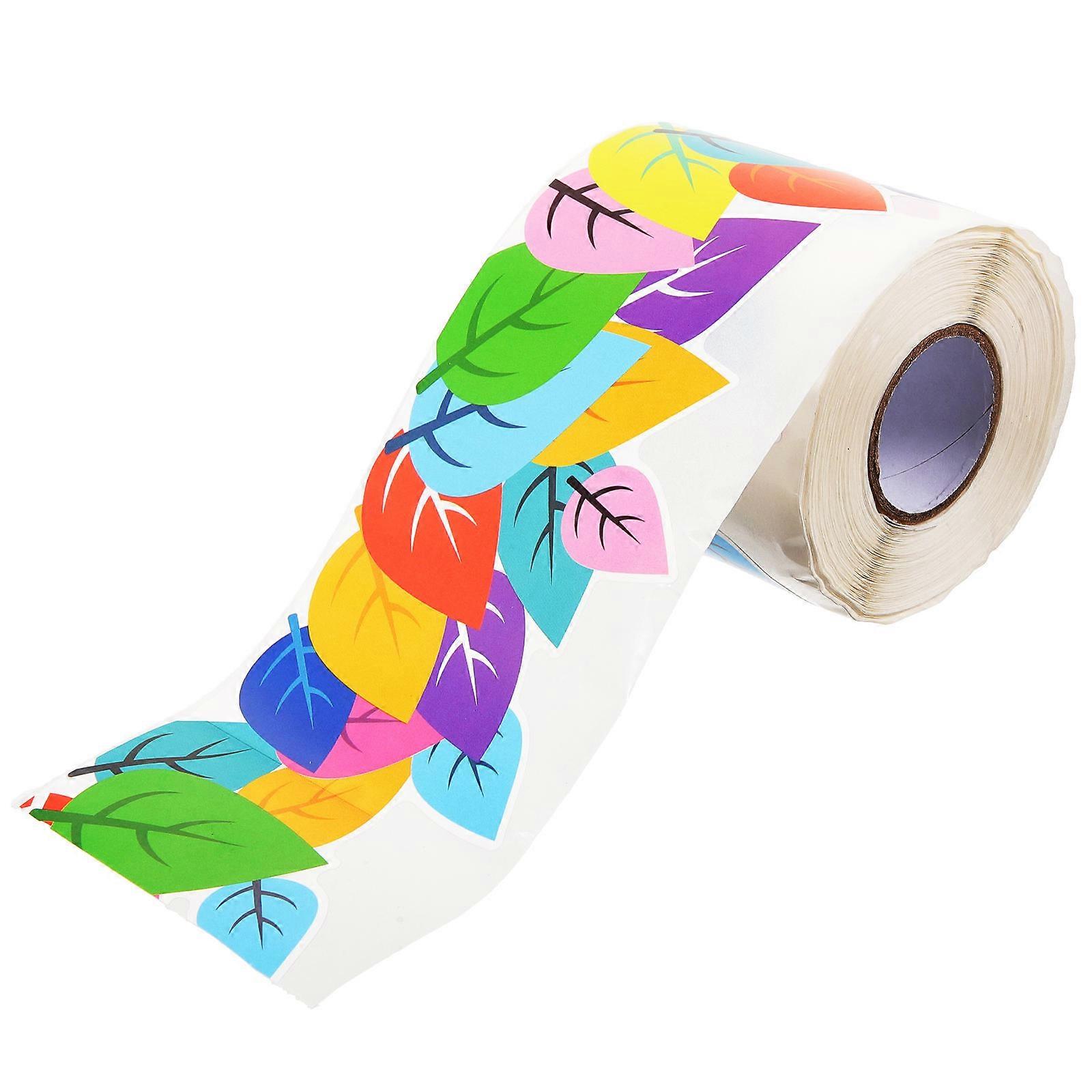 Removable Border Trim Leaf Pattern Stickers for Decoration 2 Rolls