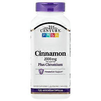 21st Century, Cinnamon Plus Chromium, 500 mg, 120 Vegetarian Capsules
