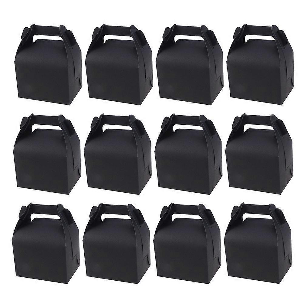 Gift Box Multi-Function Cupcake Case for Storage 60Pcs Black