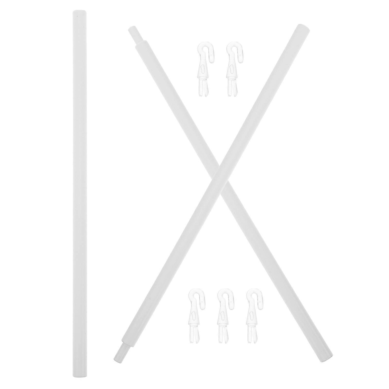 Vertical Blind Pull Rod with Hook for Window Blind Control 3Sets PP Material