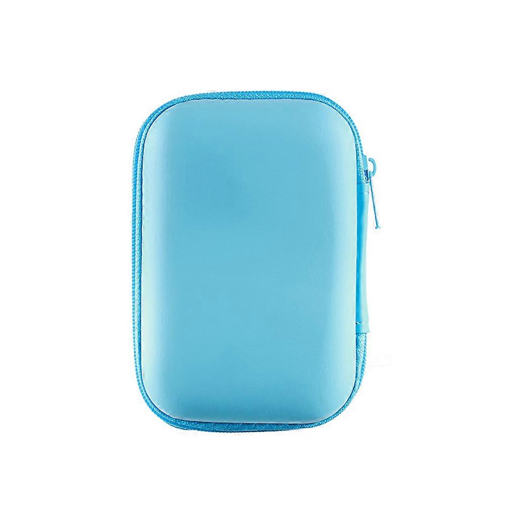 Zipper Data Cable Storage Case Eva Headset Storage Box Durable 2Pcs