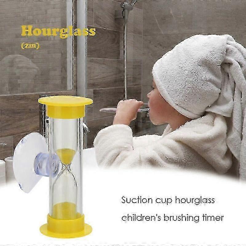 Kitchen Timers 2/3min Hourglasses Children Teeth Brushing Timer With Suction Cup