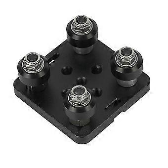 V-Slot Gantry Plate Set 2020 Aluminum Profiles, Special Slide Plate with Pulley for 3D Printer Parts