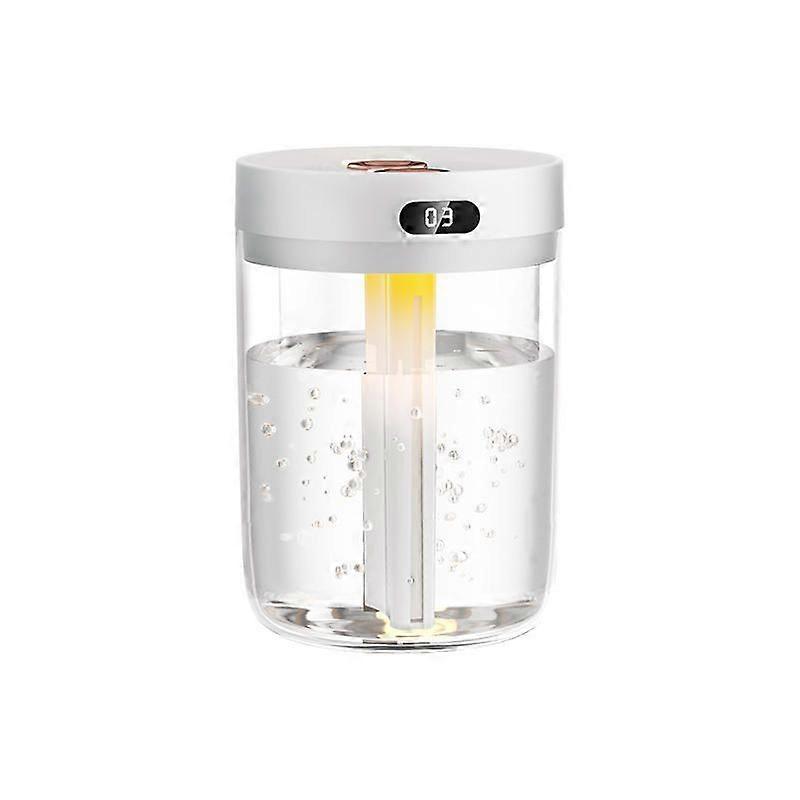 Mini Dual Spray USB Large Mist LCD Display Humidifier